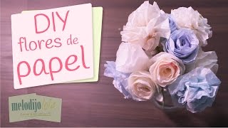 DIY Rosas para regalar  Cómo hacer rosas de papel  Paper flowers tutorial [upl. by Tate]