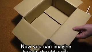 HOW TO MAKE CARDBOARD BOX SMALLER [upl. by Elburr748]