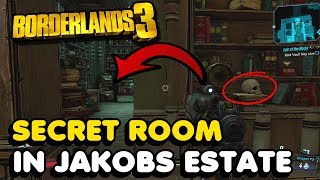 SECRET ROOM In Jakobs Estate Bookshelf Puzzle In Borderlands 3 [upl. by Carmina190]