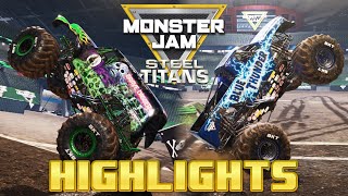 MONSTER JAM FREESTYLE TOURNAMENT  EXTENDED HIGHLIGHTS  MONSTER JAM STEEL TITANS [upl. by Nodanrb]