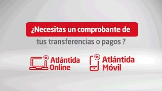 Consultas de transacciones en Atlántida Online  Banco Atlántida [upl. by Ehcnalb832]