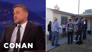 How Charlie Hunnam’s “Sons Of Anarchy” CoStars Reacted To His King Arthur Cast  CONAN on TBS [upl. by Bronny]