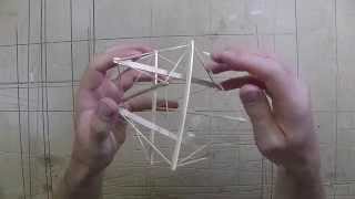 Instruction  Icosahedron Tensegrity [upl. by Lodmilla]