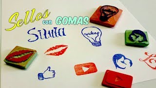 Cómo hacer SELLOS PERSONALIZADOS con CUTTER y BORRADORES [upl. by Airlia]