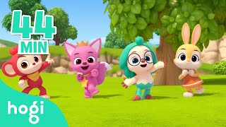 Walking Walking and More  Compilation  Hogis Sing Along  Kids Nursery Rhymes  Pinkfong amp Hogi [upl. by Jae742]