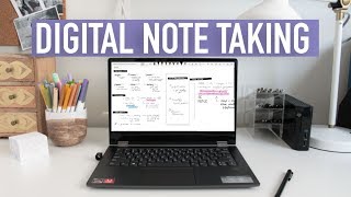 DIGITAL NOTE TAKING TIPS  OneNote  Handwriting [upl. by Lillis566]