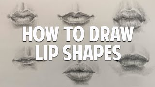 How to Draw Different Lip Shapes [upl. by Laniger]