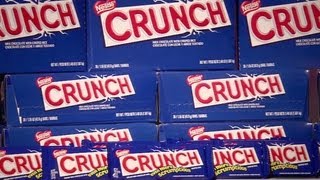 How Crunch Bars Are Made from Unwrapped  Food Network [upl. by Alikahs99]