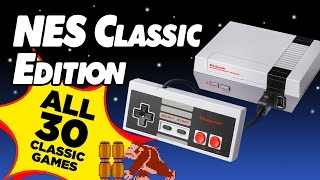 All 30 Games in the NES Classic Edition [upl. by Mariande]