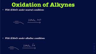 Oxidation of Alkynes with KMnO4 and Ozone [upl. by Elram]