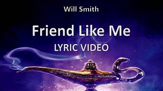 Will Smith quotFriend Like Mequot ALADDIN 2019  Lyric Video [upl. by Silecara873]