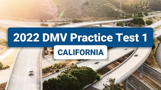 2024 California DMV Practice Test 1 [upl. by Melena]