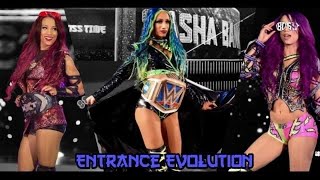 Sasha Banks Entrance Evolution 2012  2021 [upl. by Auhsaj]