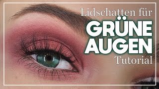 Bring deine grünen Augen zum Strahlen  2 Looks 💚  Makeup Tutorial  Judy R [upl. by Leatri]