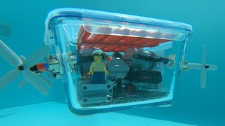 Building a Legopowered Submarine 20  magnetic couplings [upl. by Shane269]