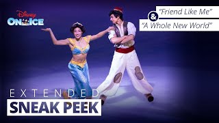 Friend Like Me amp A Whole New World  Disneys Aladdin Live  Disney On Ice full performance [upl. by Trefler]