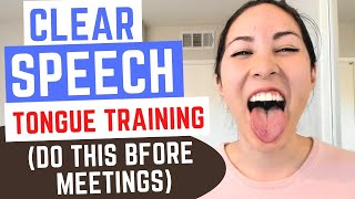 5 Tongue Exercises For Clear Speech And Articulation [upl. by Wrdna618]