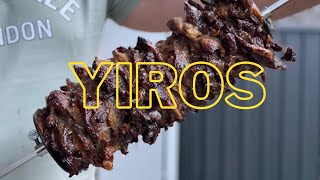 HOW TO MAKE LAMB YIROS  therealgreekchef [upl. by Montanez551]