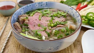 Vietnamese Beef Noodle Soup Pho Bo [upl. by Ahsilek285]