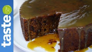 Sticky date pudding  tastecomau [upl. by Adnalra]