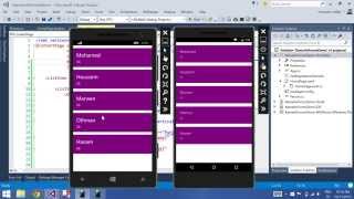 Xamarin Forms with Visual Studio Part 9 ListView Styling [upl. by Tra440]