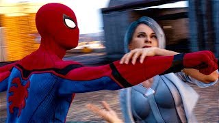 SPIDERMAN PS4 Silver Lining DLC Silver Sable Boss Fight SPIDERMAN PS4 [upl. by Buyer]