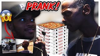 PIZZA delivery PRANK on my MAD UNCLE GONE WRONG [upl. by Publus]