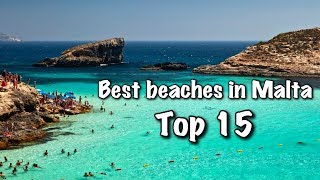 Top 15 Best Beaches In Malta 2022 [upl. by Gunzburg]