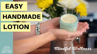 BEST Moisturizer DIY Lotion Recipe Natural Ingredients  Natural Minimalist  Mindful Wellness [upl. by Cassell]