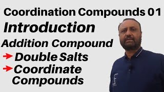 12 Chapter 8  Corodination Compound 01  Introduction  Addition Or Molecular Compounds JEENEET [upl. by Bolten]