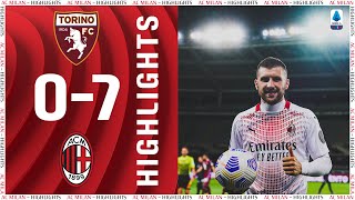 Highlights  Torino 07 AC Milan  Matchday 36 Serie A TIM 202021 [upl. by Dlopoel]