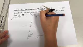 Constructing Parallelograms [upl. by Eyde]