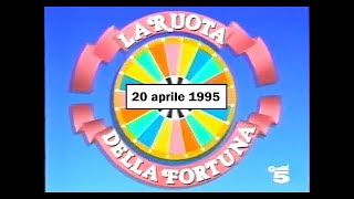 La Ruota della fortuna Canale5 20 aprile 1995 [upl. by Sayette]