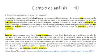 Ejemplo de análisis [upl. by Anuahsat]