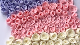 How To Make Royal Icing Roses [upl. by Langer]