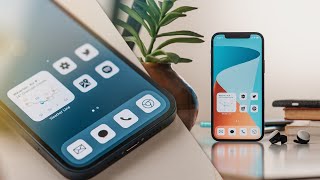 Home Screen Setup Tutorial iPhone 12  iOS 14 [upl. by Ilocin]