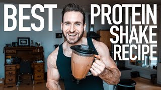 HOW TO MAKE A PROTEIN SHAKE  BEST CHOCOLATE PROTEIN SHAKE RECIPE [upl. by Lacombe]