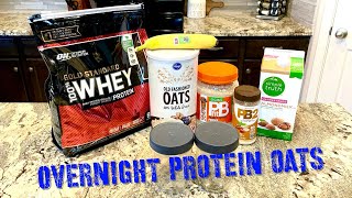 EASY OVERNIGHT PROTEIN OATS Quick n Healthy [upl. by Lorelle]