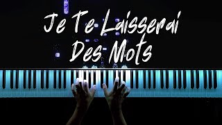 Patrick Watson  Je Te Laisserai Des Mots Piano Cover [upl. by Avah206]