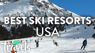 Top 10 Ski Resorts in the US  MojoTravels [upl. by Annasoh]