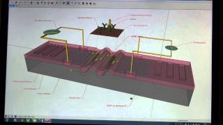 3D illustration of surface acoustic wave SAW biosensors [upl. by Jameson]