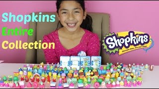 HUGE SHOPKINS COLLECTION 200 Shopkins 4 Shopkins BasketsB2cutecupcakes [upl. by Stacia796]