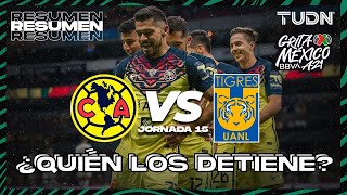 Resumen  América vs Tigres  Grita México AP2021  J15  TUDN [upl. by Bonis]