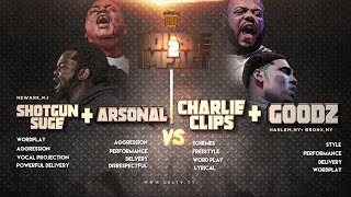 CHARLIE CLIPS  GOODZ VS ARSONAL  SHOTGUN SUGE SMACK URL RAP BATTLE  URLTV [upl. by Konopka]