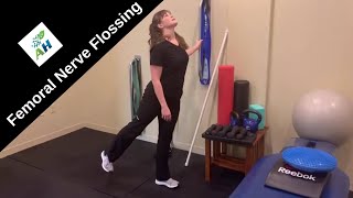 Femoral Nerve Flossing Exercises  Femoral Nerve Glide [upl. by Aspia409]