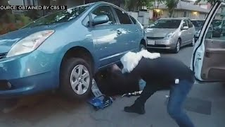 Man Confronts 3 People Trying To Steal Catalytic Converter In South Sacramento [upl. by Tsnre]