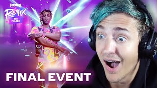 Ninja Reacts to Fortnite Juice WRLD Event [upl. by Treblih635]