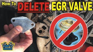 How To Delete EGR Valve Andy’s Garage Episode  159 [upl. by Bullough923]