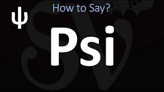 How to Pronounce Psi CORRECTLY  ψ Greek Alphabet Pronunciation [upl. by Irwin]