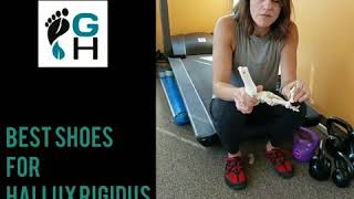 Shoe recommendations for Hallux rigidus [upl. by Ebarta798]